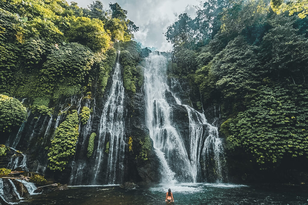 Best North Bali Waterfall Tour for Instagram Banyumala Twin Waterfall