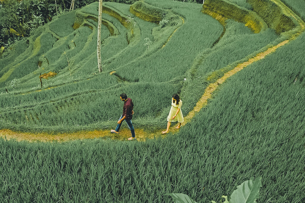 Tegalalang romantic nature tour Bali for couples honeymoon