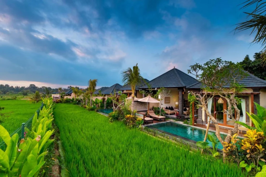 Pemandangan Bliss Ubud Spa Resort di Ubud, lokasi strategis dekat Monkey Forest, cocok untuk staycation di Bali