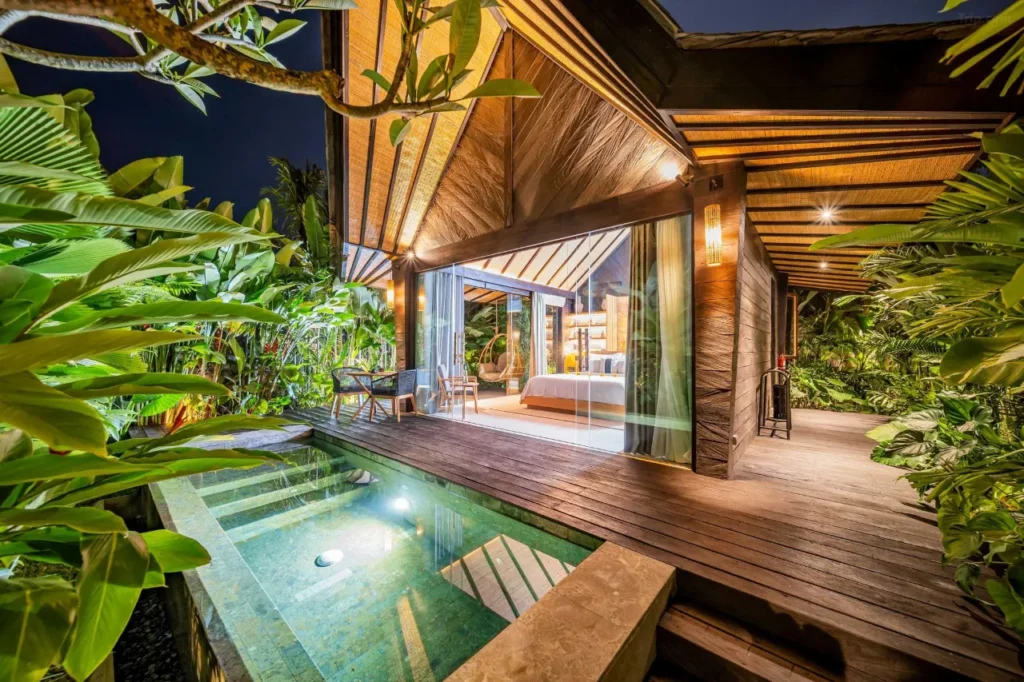 Desa Hay Canggu Bali, stylish hotel accommodation known for being very pet and dog-friendly, ideal for travelers with pets.