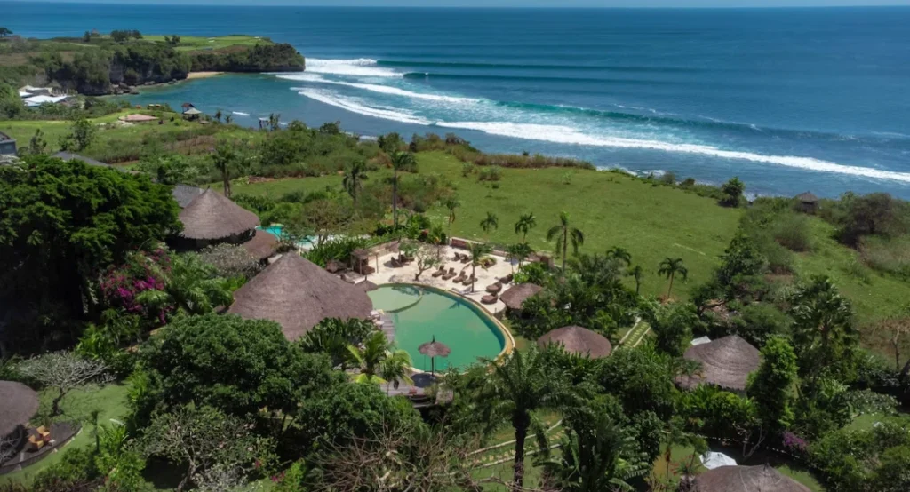 La Joya Balangan Beach Resort, a resort with a private pool, located on Balangan Beach, Bali.