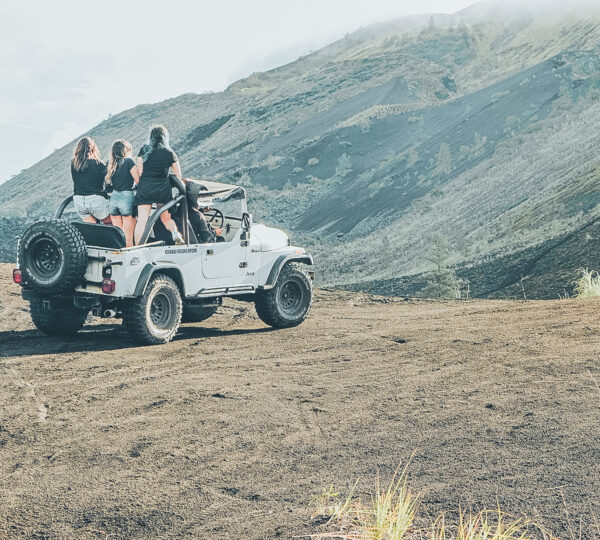 Mount Batur jeep tour black lava exploration