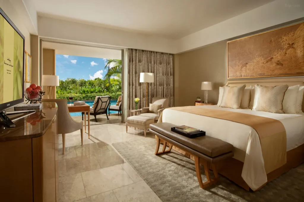 Mulia Resort & Villas Nusa Dua expansive beachfront resort in Bali with multiple pools, ideal for honeymoon package deals and luxury stays.