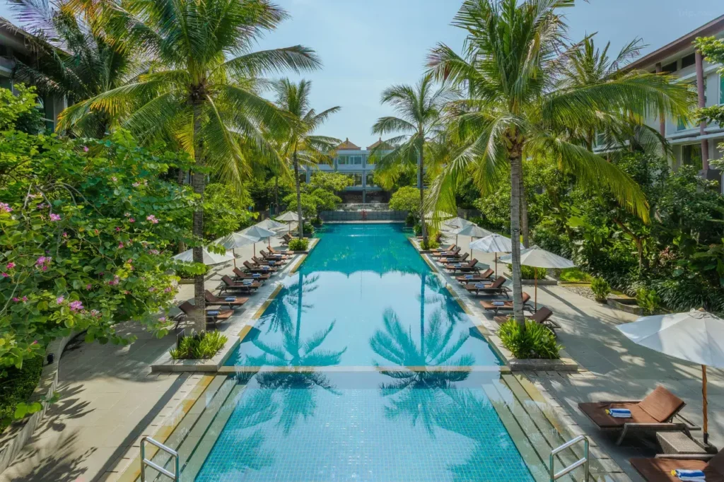 Ngurah Rai Airport hotel exterior, connecting to terminal for easy transit.