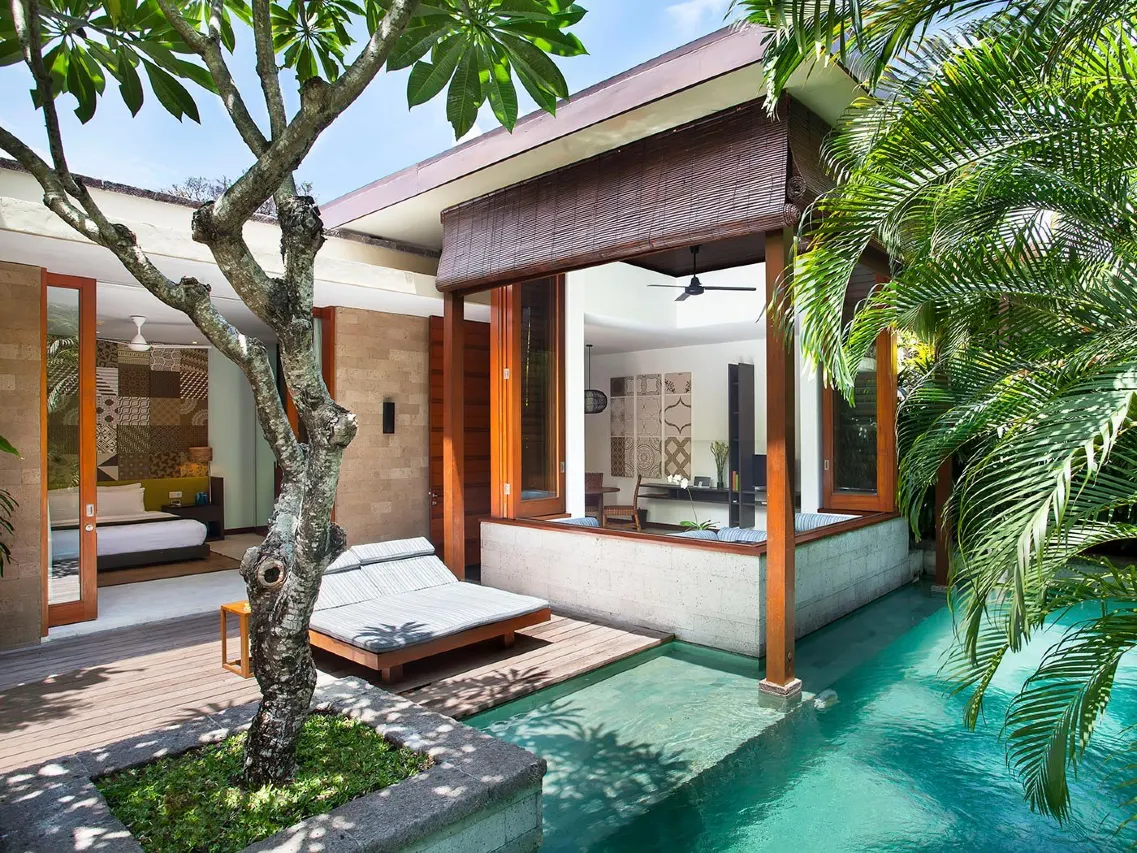 The Elysian Boutique Villa Hotel, a luxury villa with a private pool in Seminyak, Bali.