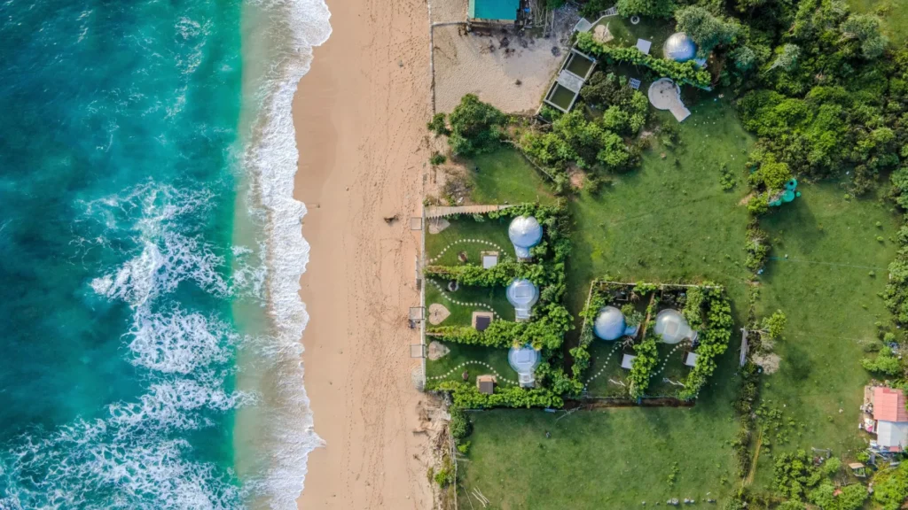 Traveler booking Bali activities in advance online before arriving on the island.