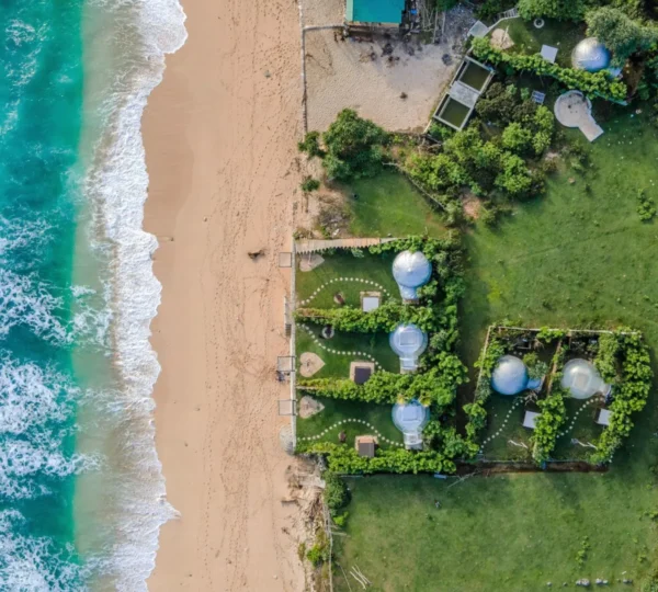 Traveler booking Bali activities in advance online before arriving on the island.