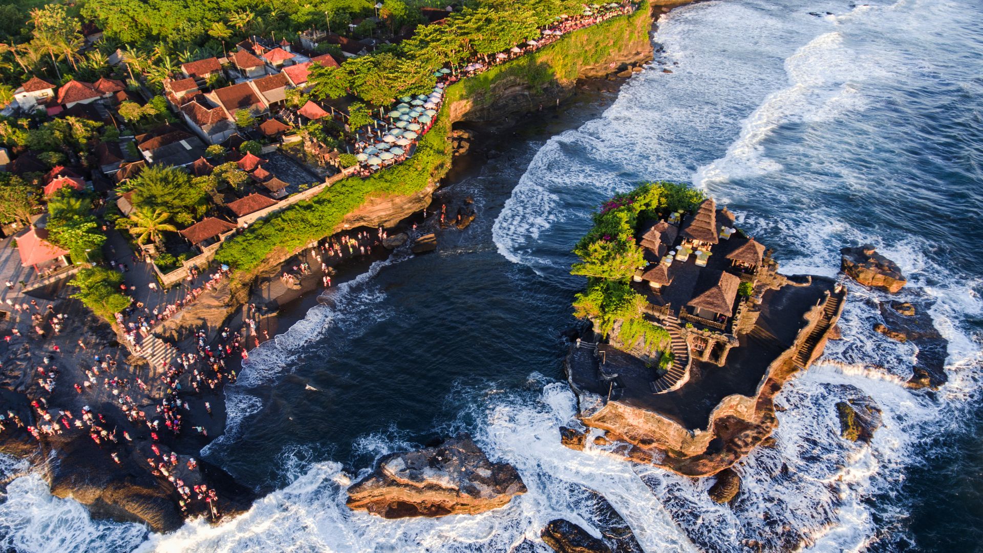 Experience the contrast of Canggu’s vibrant beach life and Tanah Lot’s cultural sunset. A must-do combo for first-time visitors.