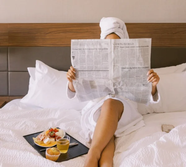 Cozy budget-friendly hotel room in Bali with complimentary morning breakfast.