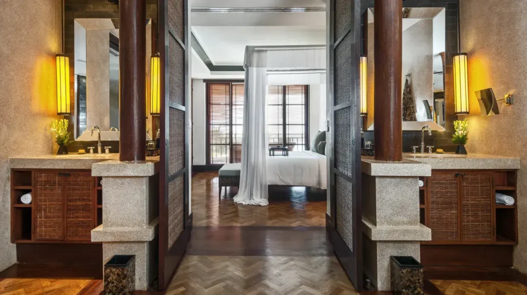The Legian Seminyak, a luxury beachfront hotel in Bali.