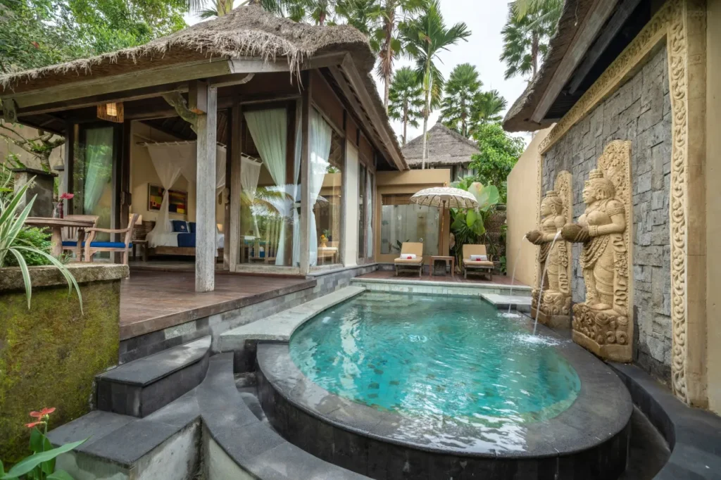 Luxury boutique hotels in Bali with elegant design world-class comfort,  and private pool.