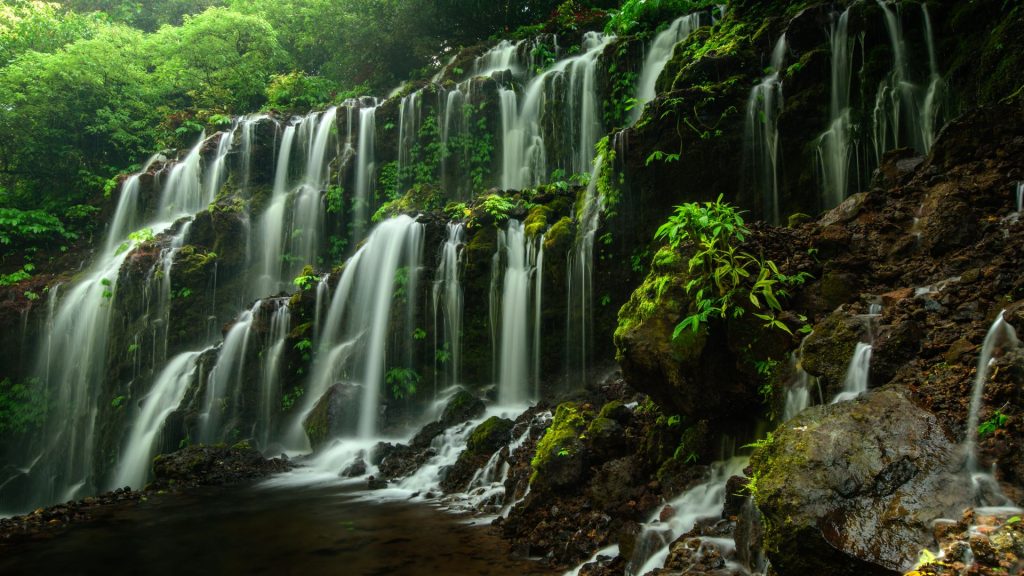 Bhuana Sari Waterfall in Bali hidden in the jungle. A quiet spot where nature feels pure and refreshing.