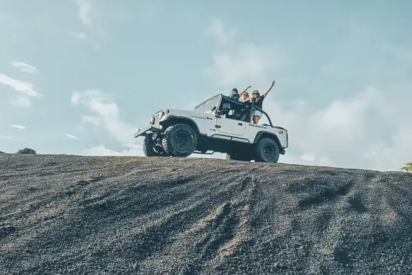 Black Lava & Black Sand Jeep Safari : Mount Batur Day Trip