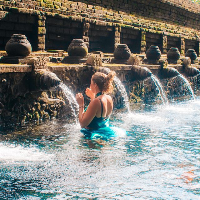 Bali Ritual Cleansing, Rice Terrace and Waterfall Day Tour