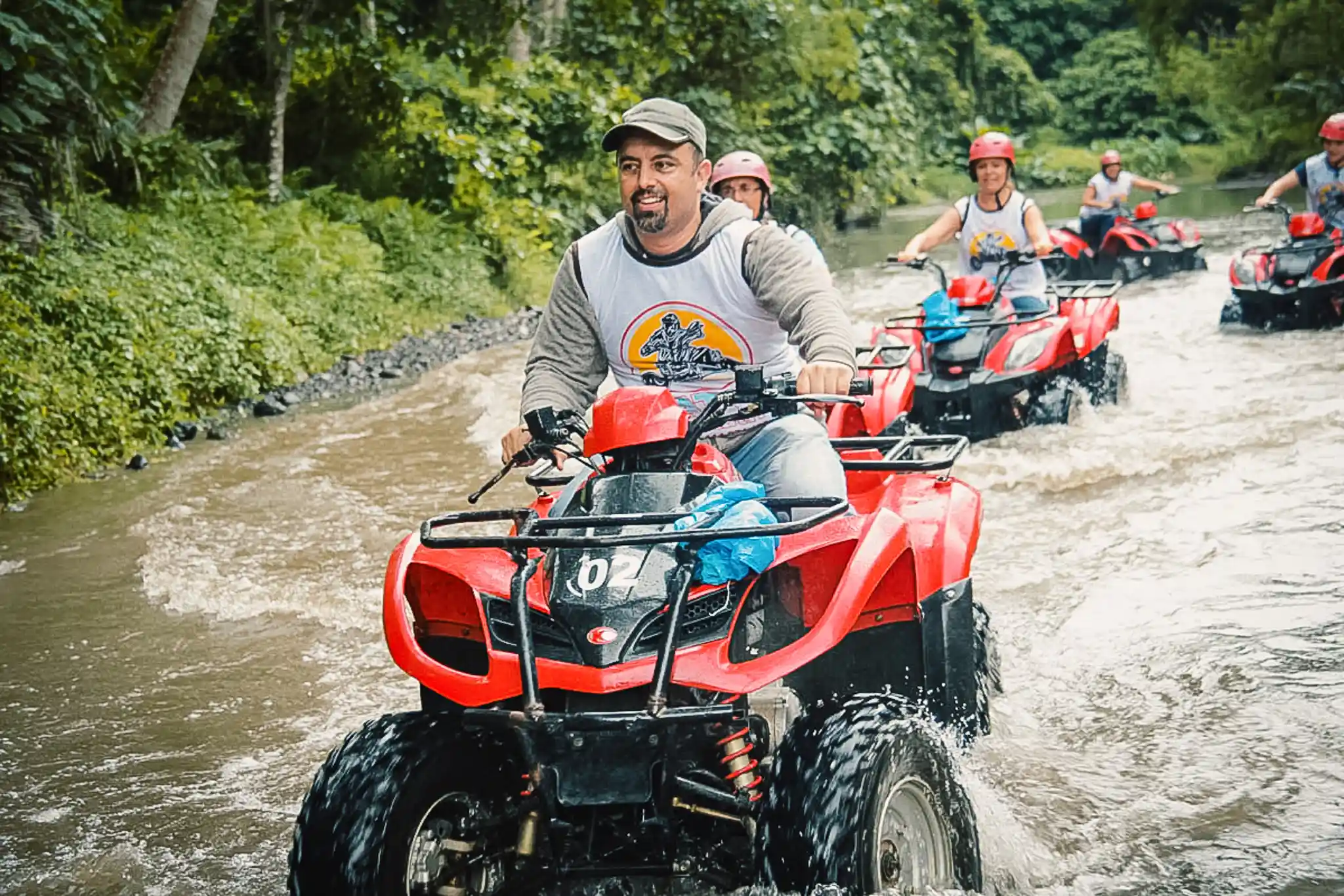 Ubud Ayung River White Water Rafting with ATV Adventure