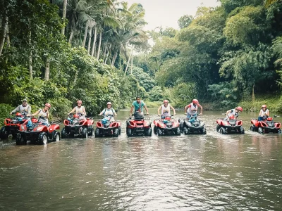 Ubud Ayung River White Water Rafting with ATV Adventure