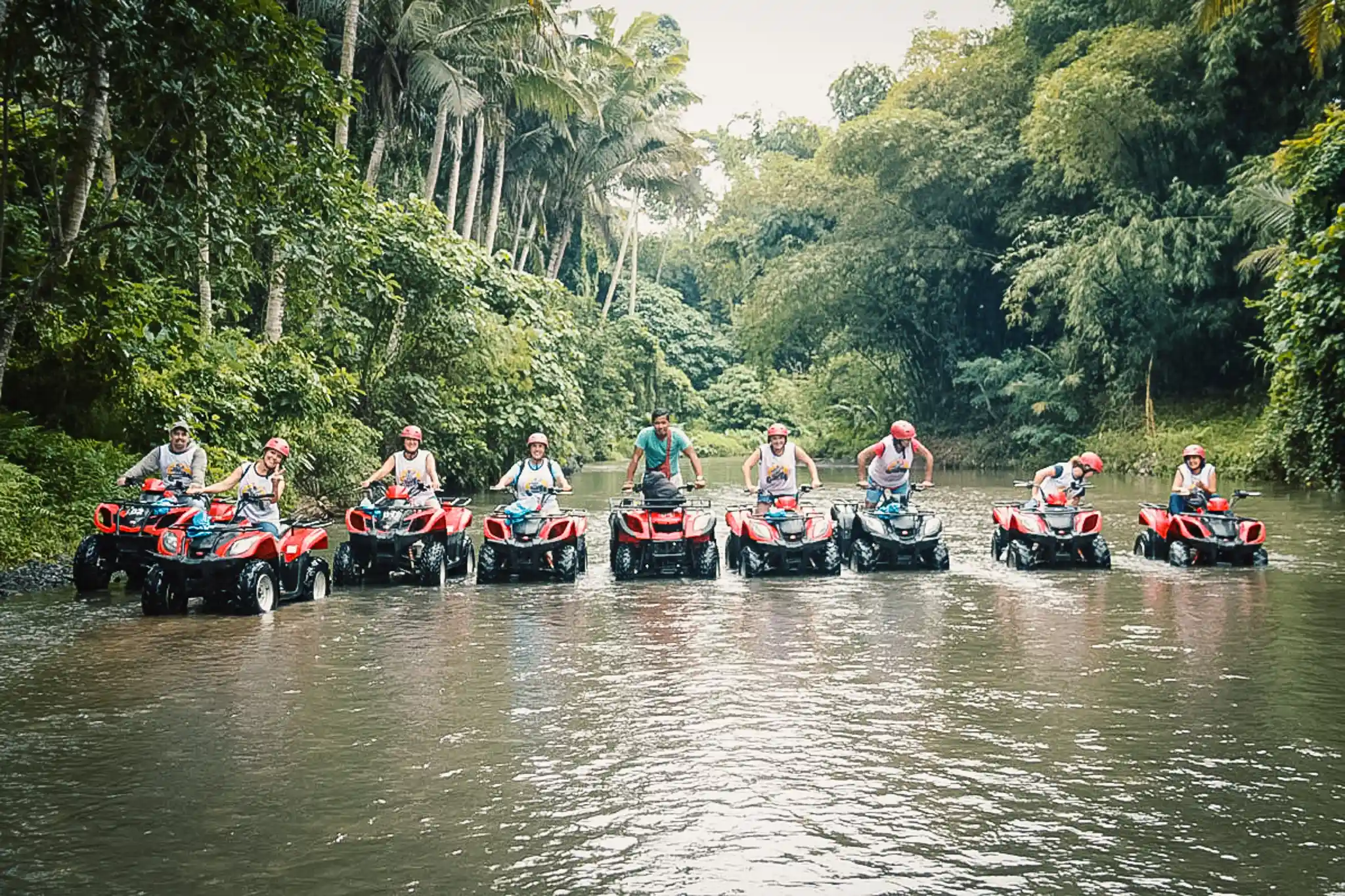 Ubud Ayung River White Water Rafting with ATV Adventure
